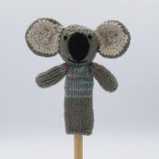 Hand Knitted Finger Puppet - Koala