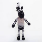 Hand Knitted Stuffy  - Zebra