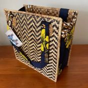 Pop-Up Woven Bag - Floral Fabric