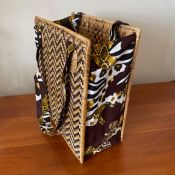 Pop-Up Woven Bag - Zebra Cloth