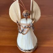 Sisal Angel Ornament